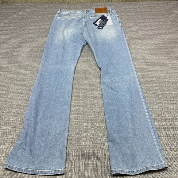 Vilebrequin x Giada Spa Jeans Mens 32x33 Denim 70s Vibe Italy Stretch New - Picture 8 of 16